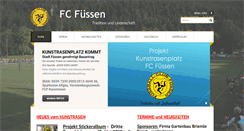 Desktop Screenshot of fc-fuessen.de